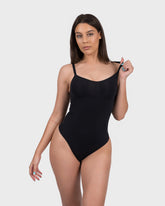 Ultimate Sculpt Thong Bodysuit - Black
